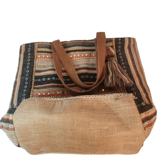 Lovestitch Shopper Hobo Hippie Bag with Tassel Sequins & Suede New w/Tag #D44471 - Picture 11 of 15